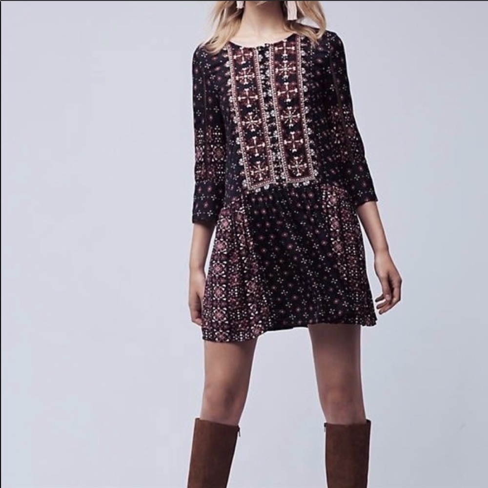 Vanessa Virginia- Kaleidoscope Swing Dress- M - Picture 2 of 10